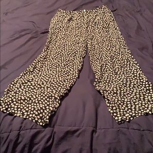 White bell bottom jeans